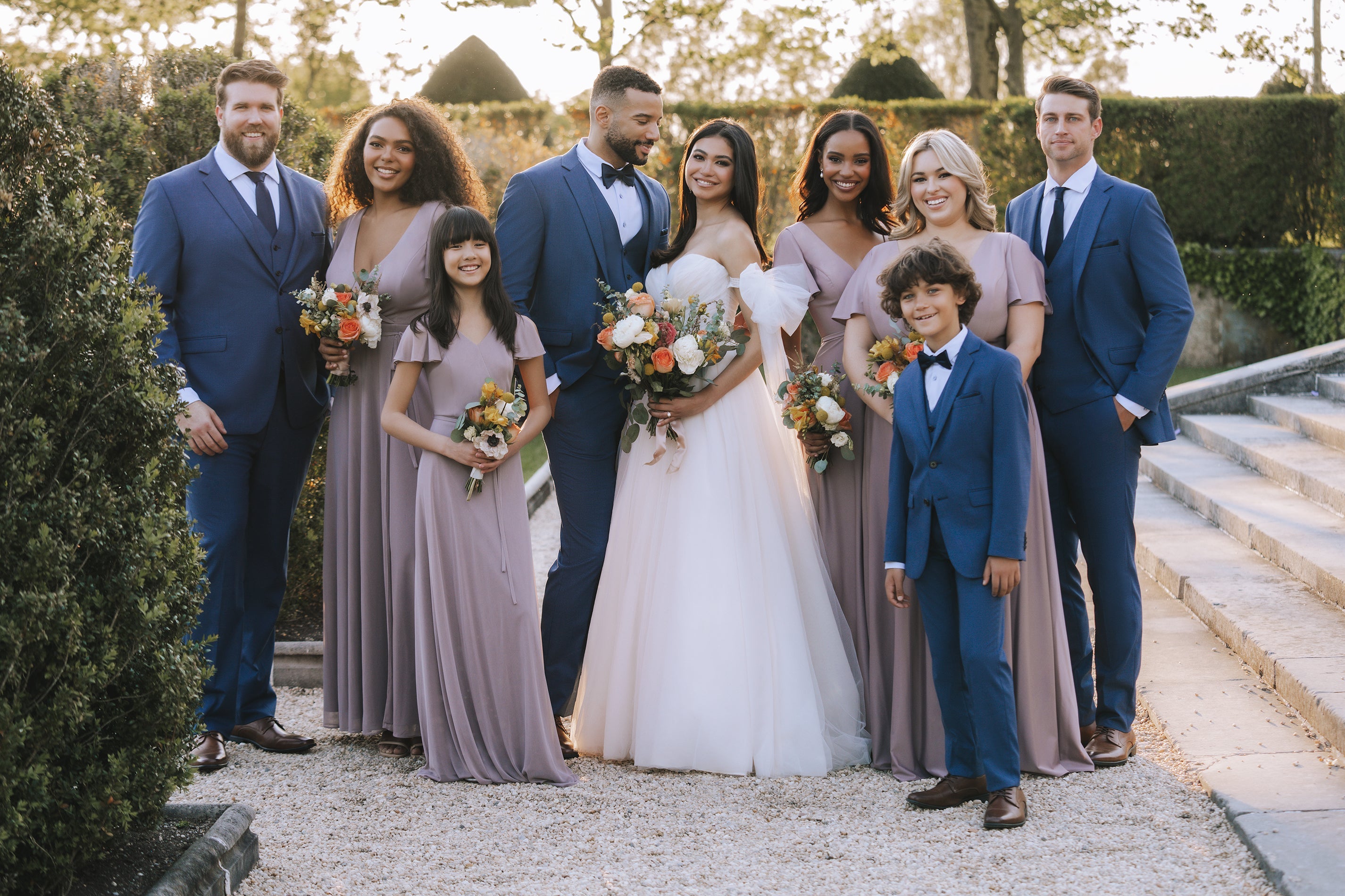 Secret Tips for Coordinating Your Bridesmaids and Groomsmen Allure Bridals Secret Tips for Coordinating Your Bridesmaids and Groomsmen Allure Bridals