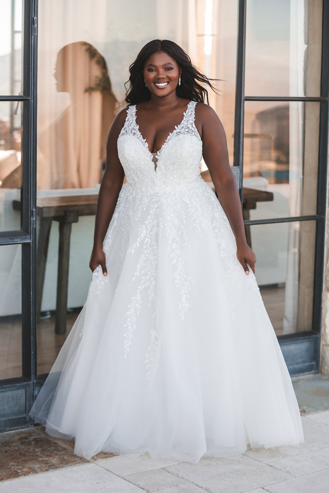 allure a line wedding dresses Allure Bridals Dress A1153