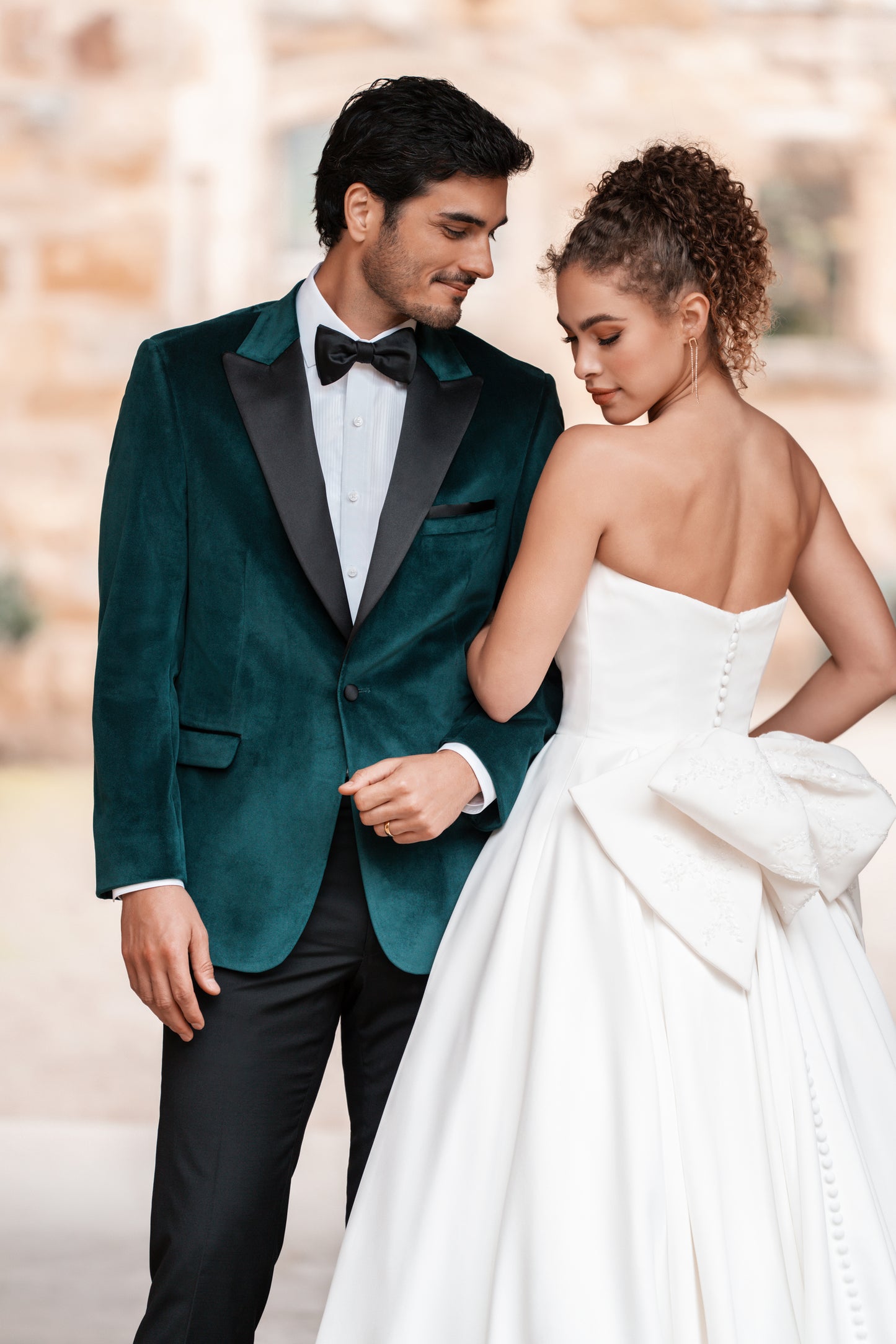 Emerald Shawl Lapel Jacket
