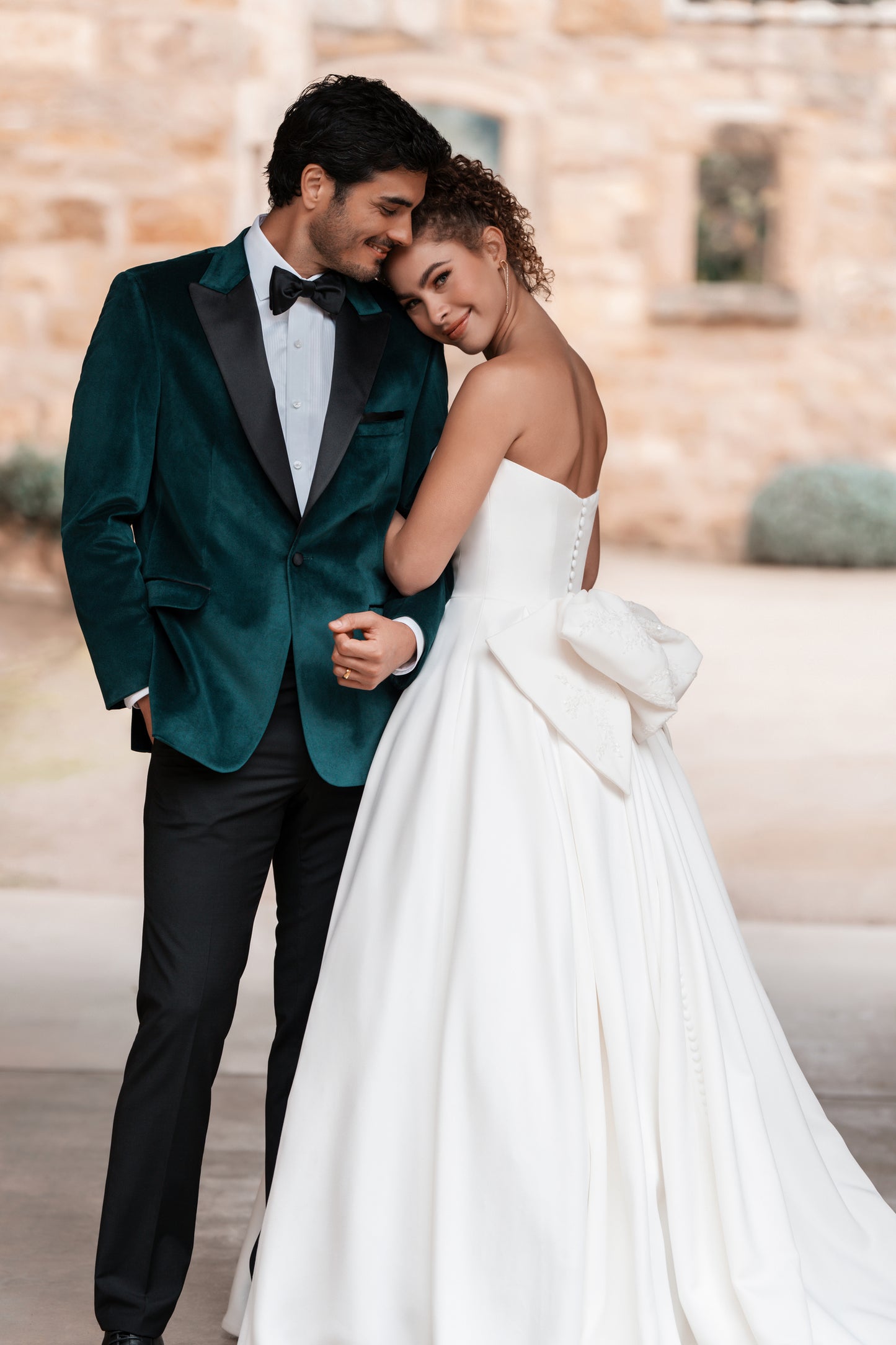 Emerald Shawl Lapel Jacket