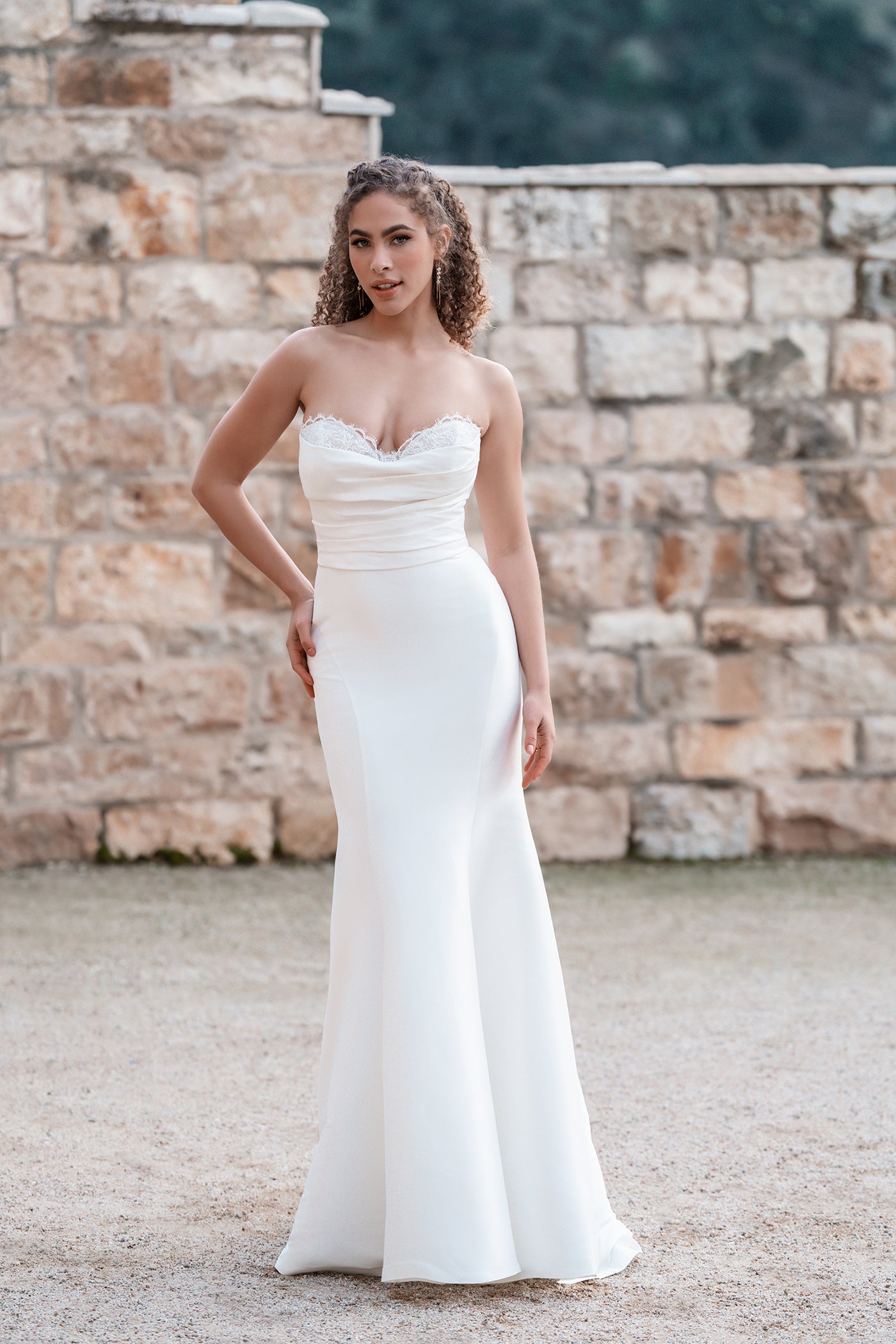 allure beaded wedding dress Abella by Allure Dress E206