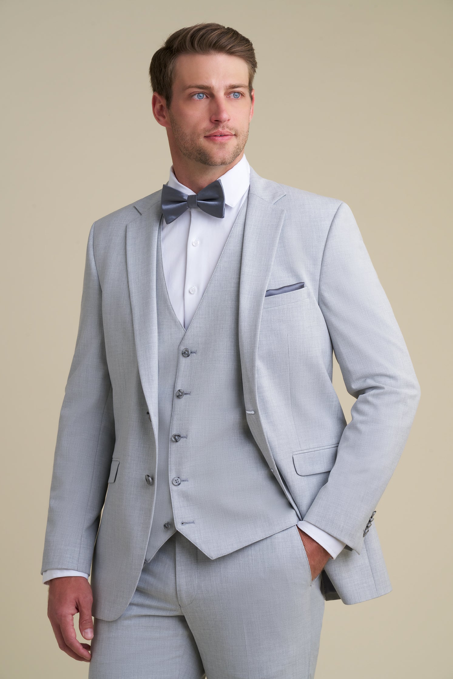 Light Gray Notch Lapel Suit Allure Bridals Light Gray Notch Lapel Suit Allure Bridals