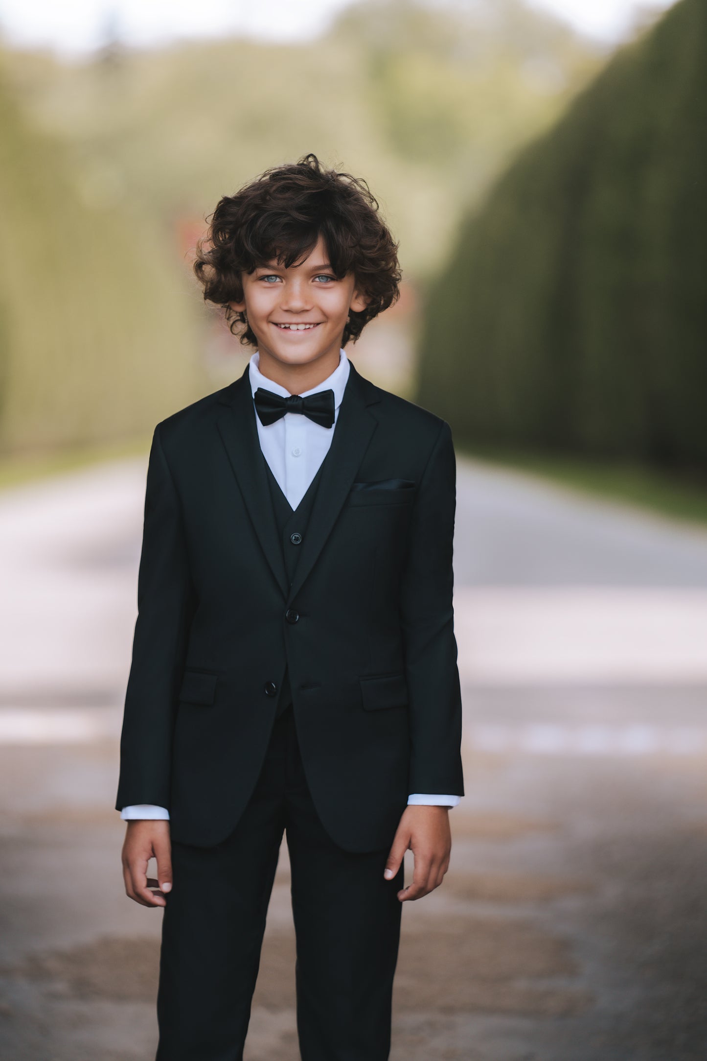 Black Notch Lapel Suit
