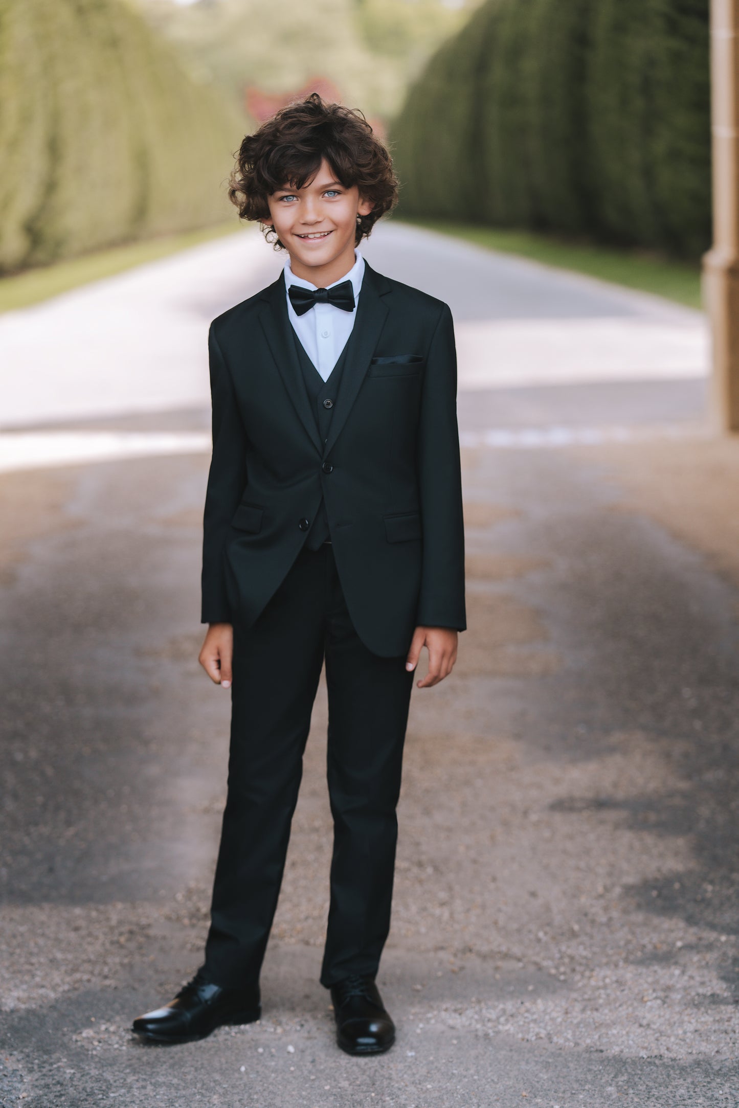 Black Notch Lapel Suit