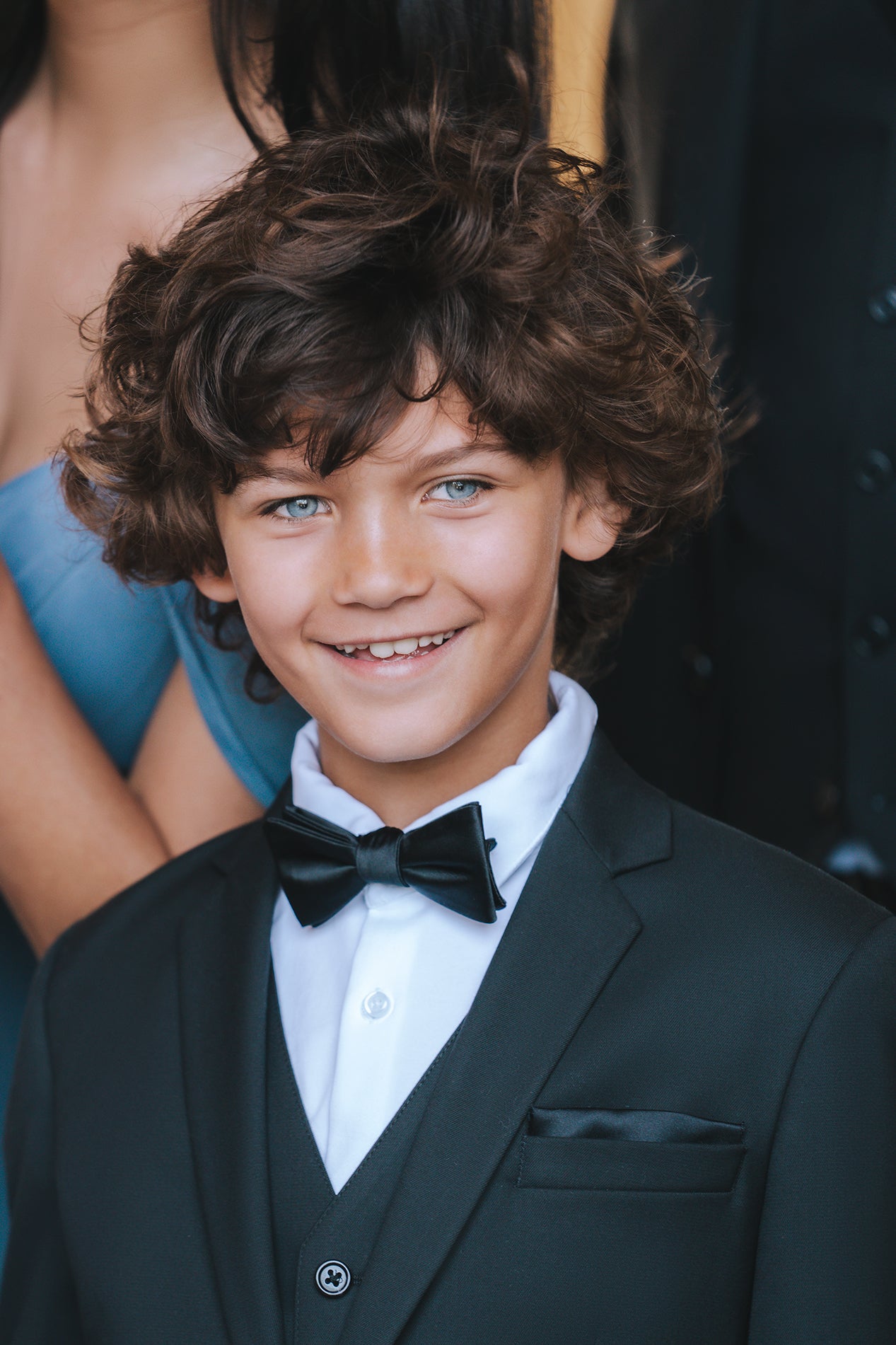 Black Notch Lapel Suit