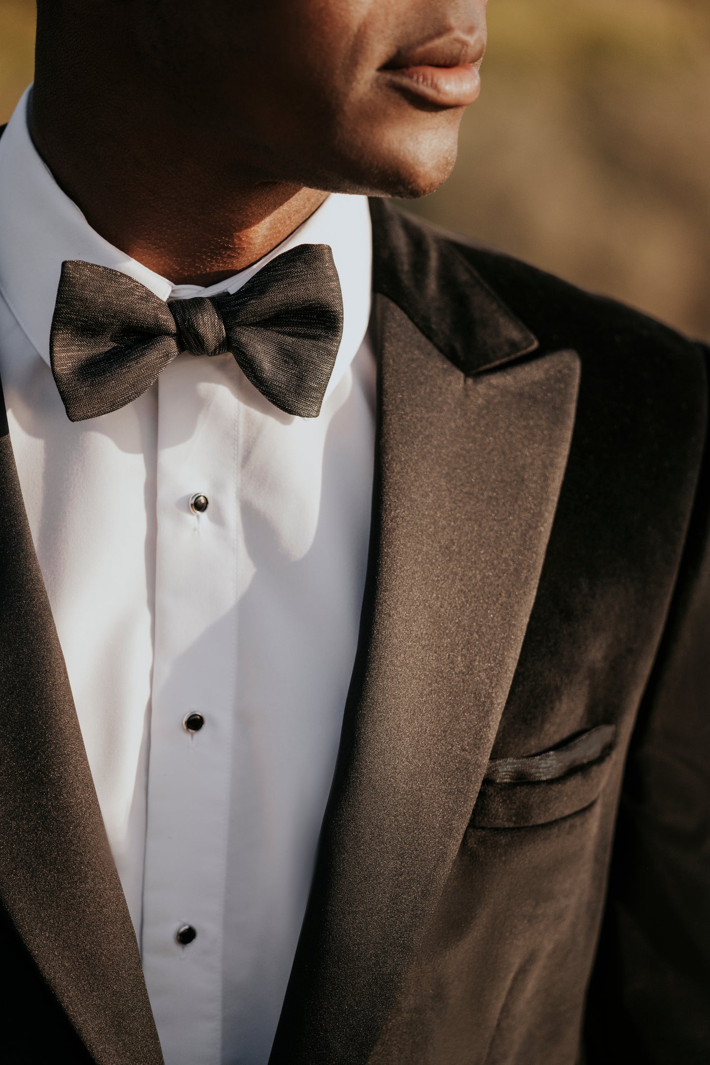 Onyx Black Peak Lapel Tuxedo