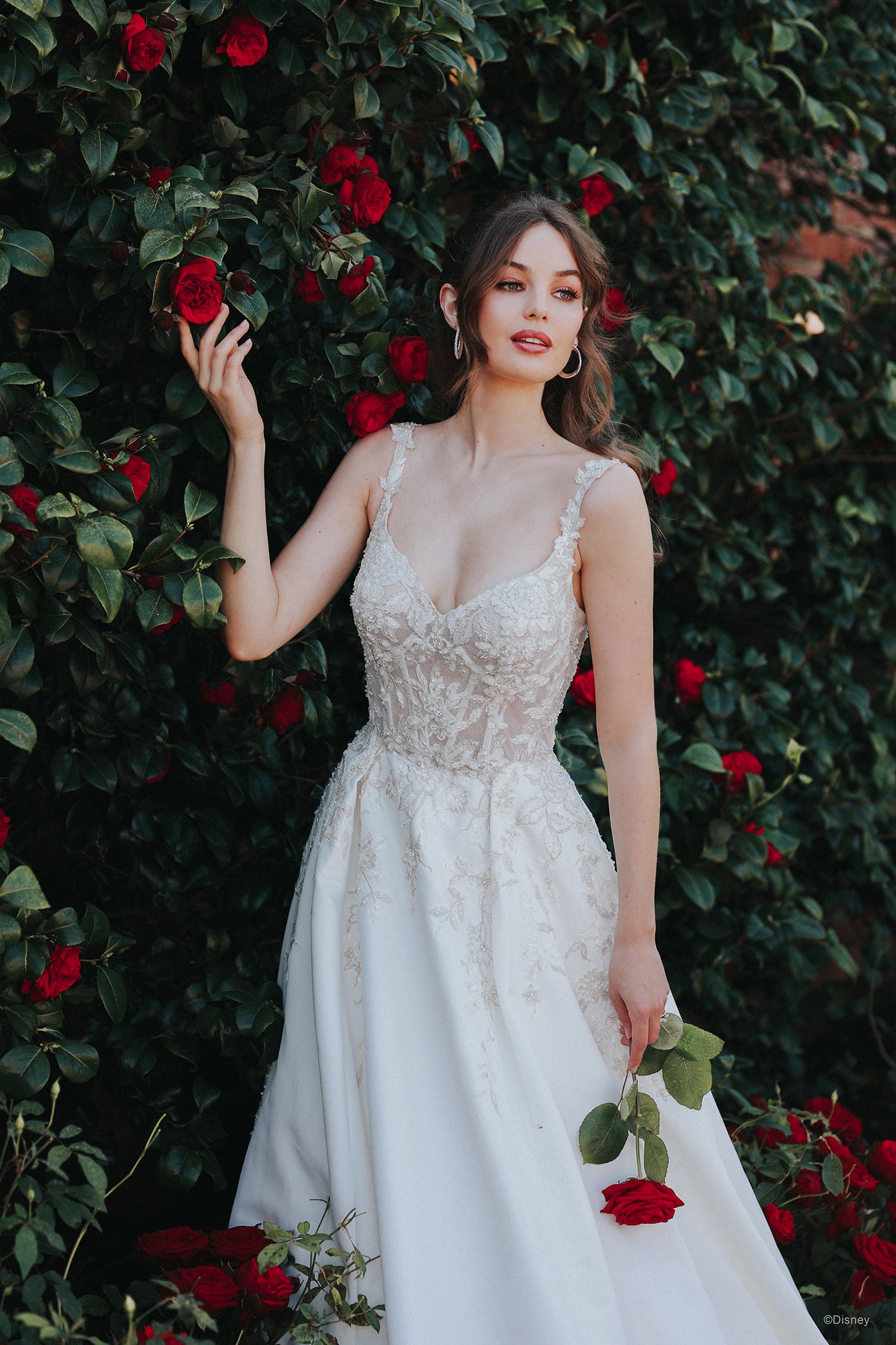 ivory belle wedding dress Closed wedding dress Belle