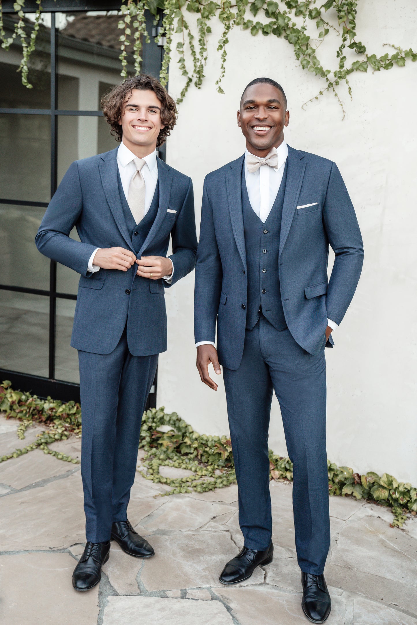 Denim Blue Notch Lapel