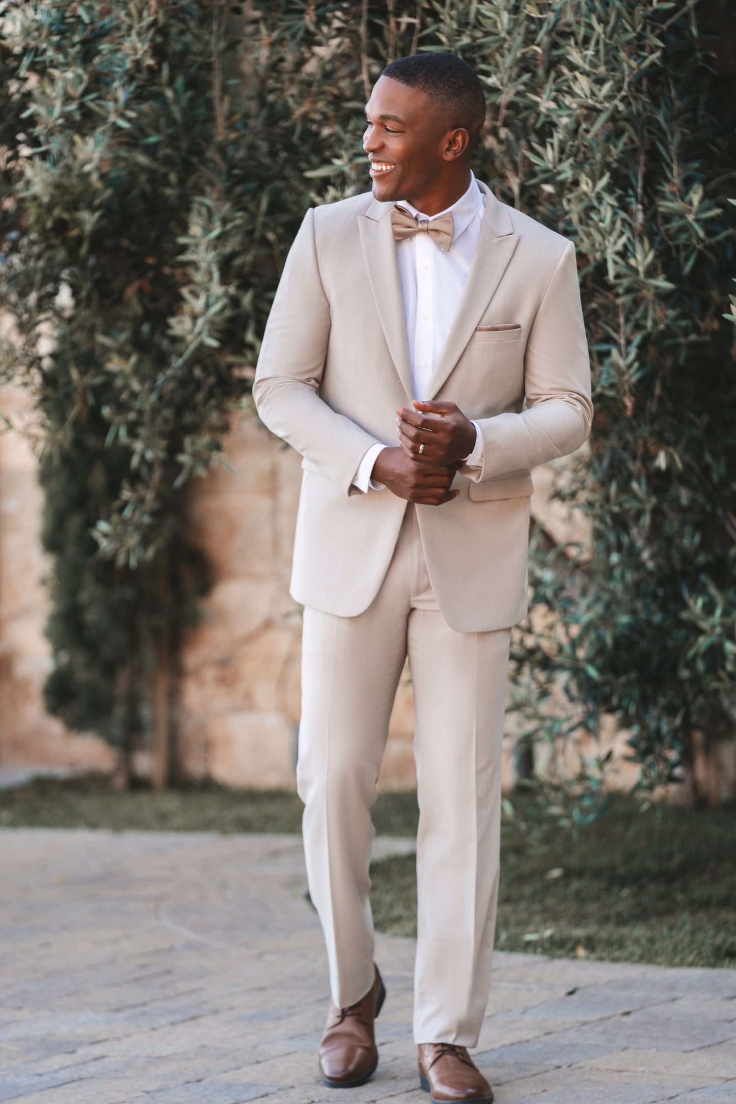 Desert Tan Peak Lapel