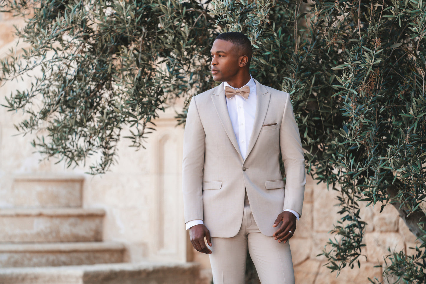 Desert Tan Peak Lapel
