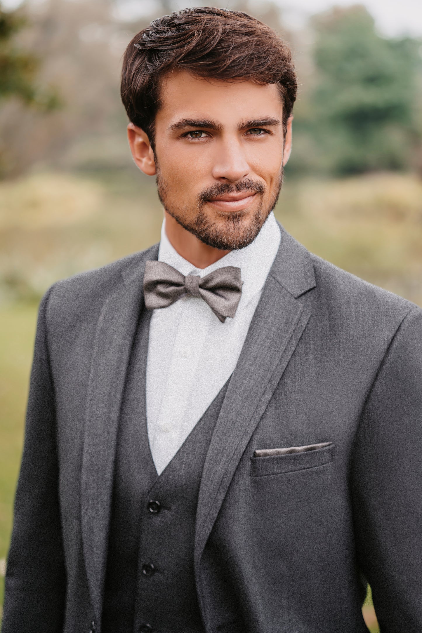 Graphite Gray Notch Lapel