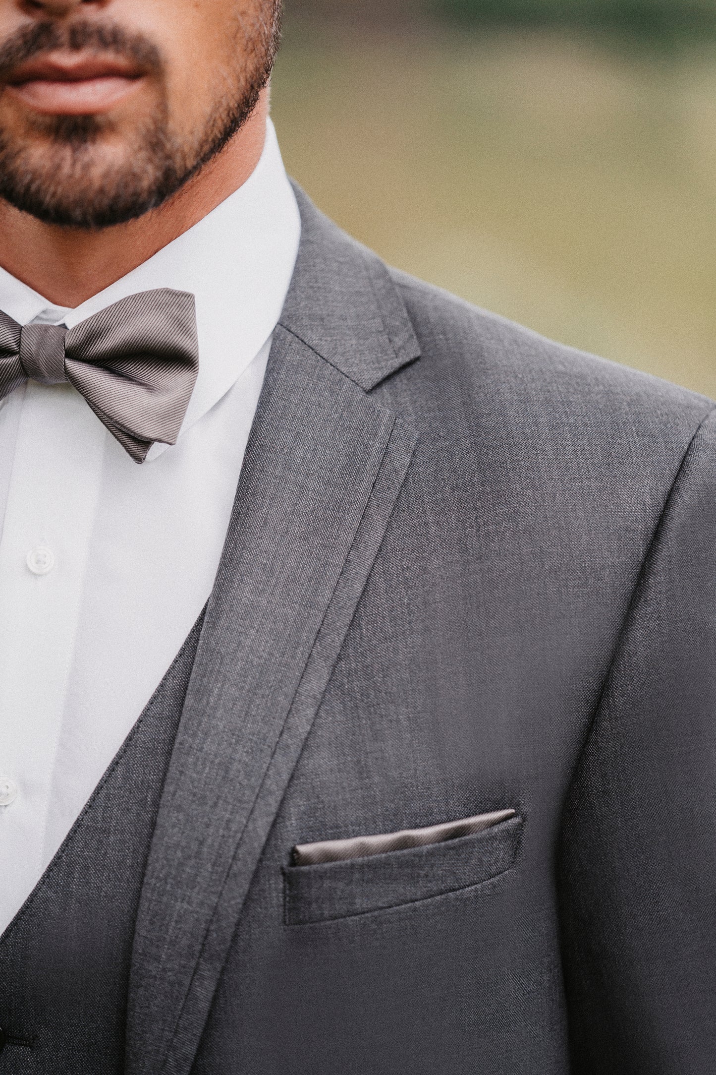 Graphite Gray Notch Lapel