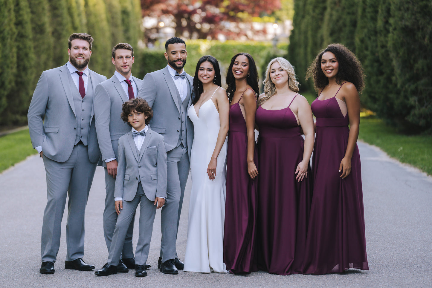 Medium Gray Notch Lapel Suit