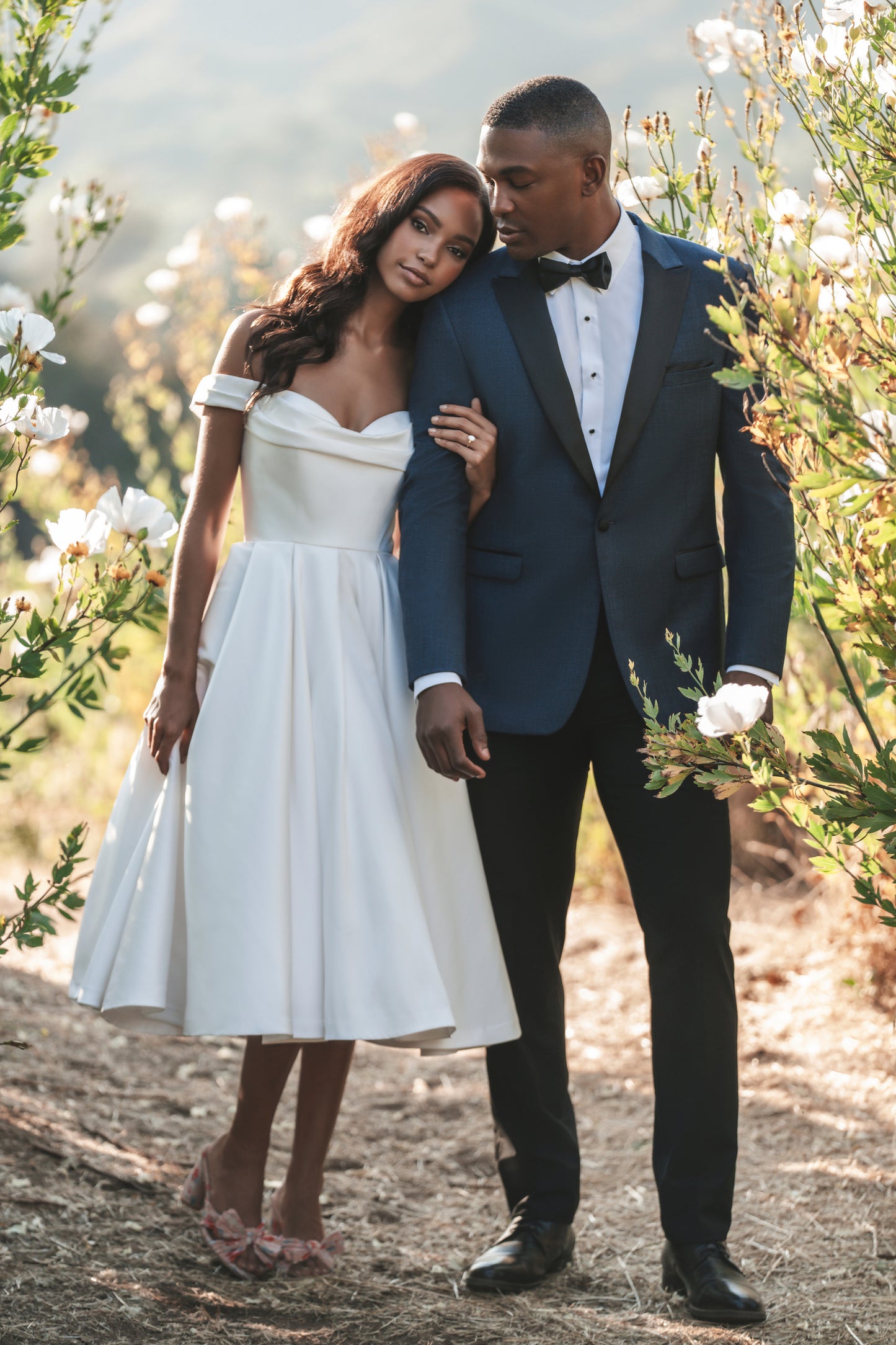 Denim Blue Peak Lapel Tuxedo