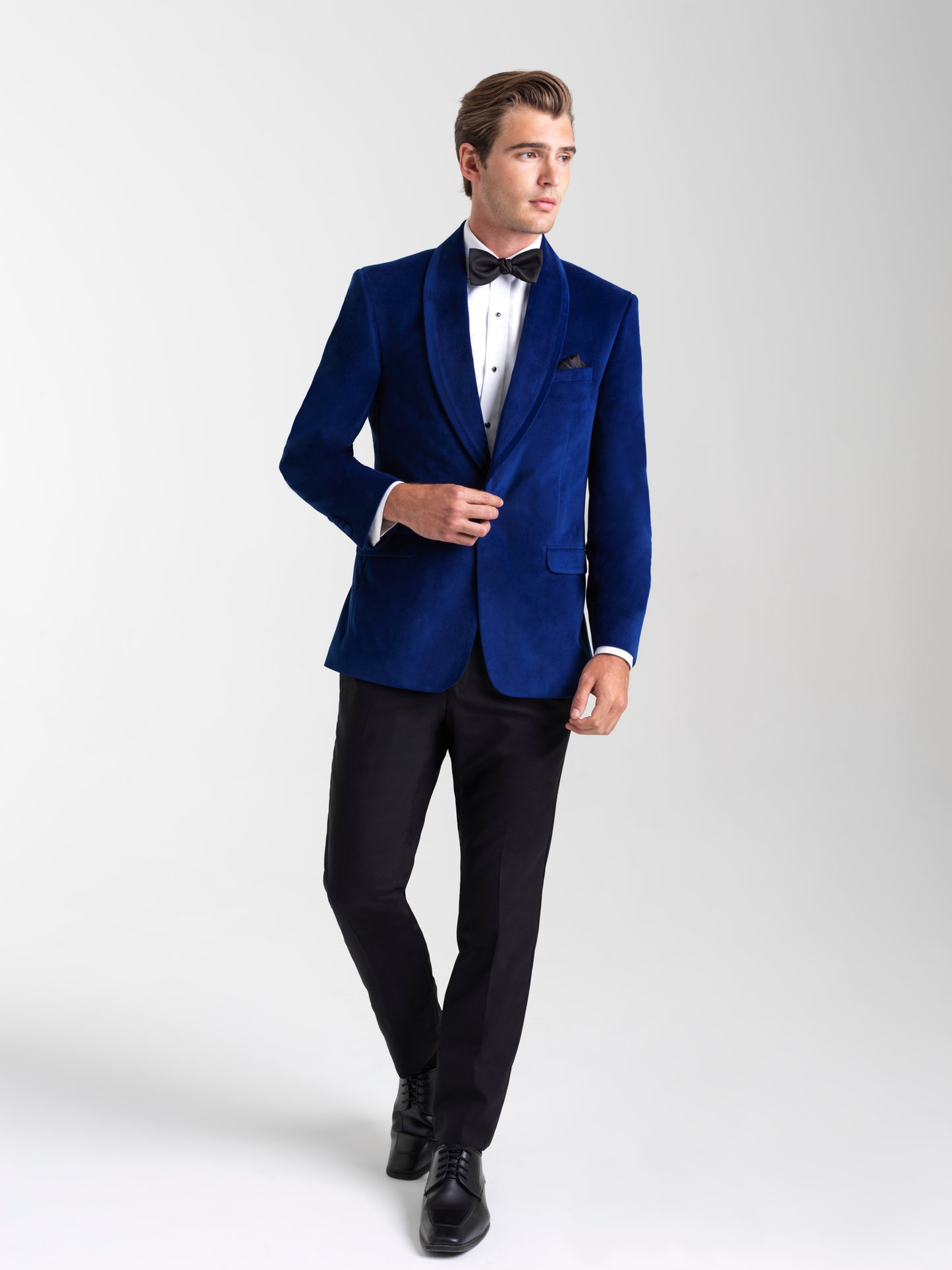Sapphire Blue Shawl Jacket