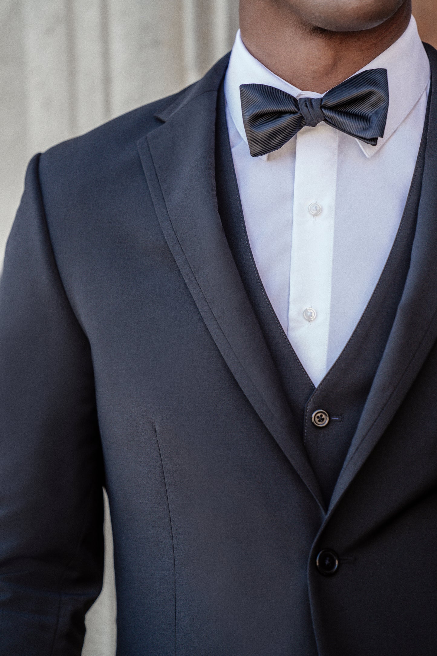 Ultra Black Notch Lapel