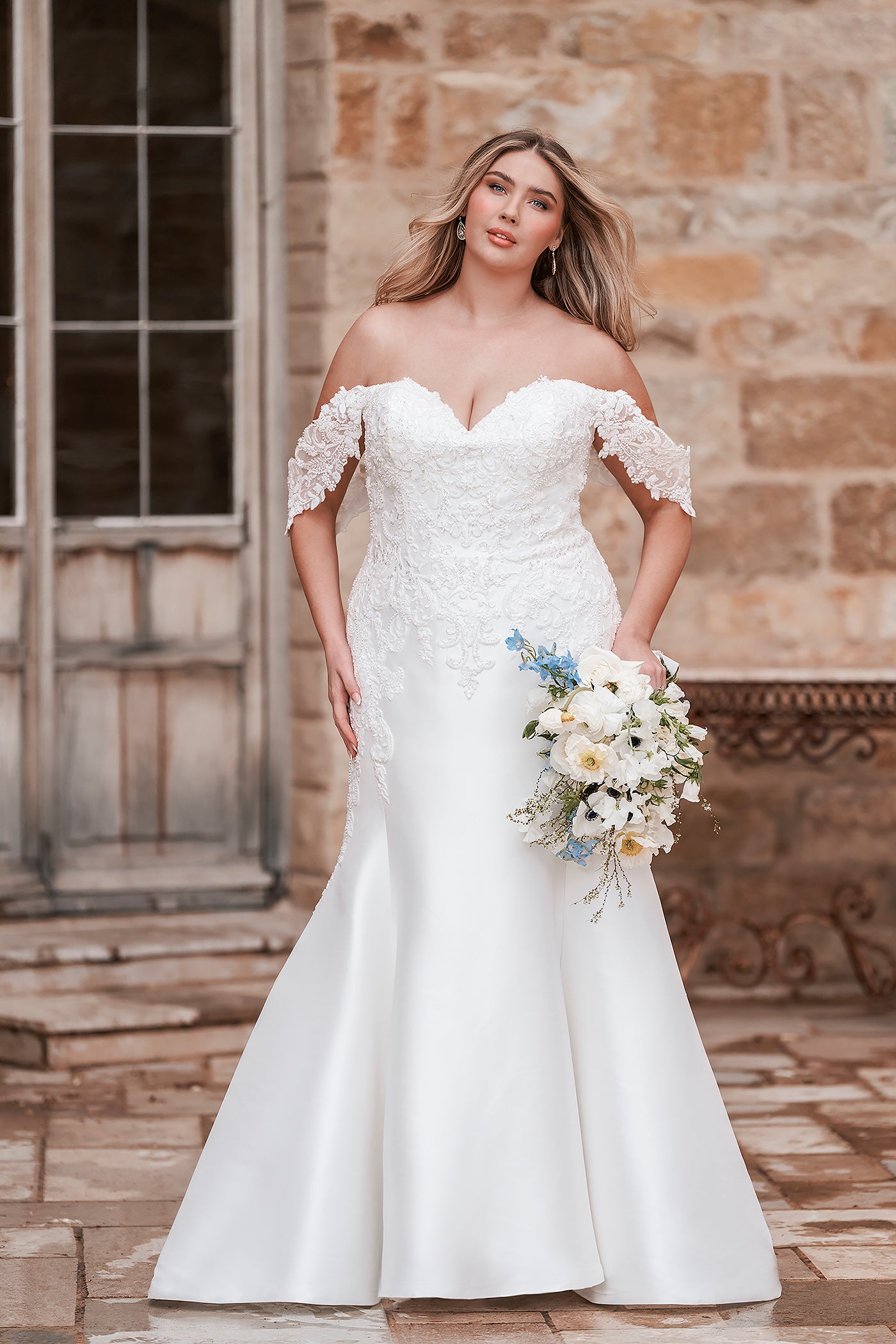 allure lace wedding dress C772 Allure Bridals