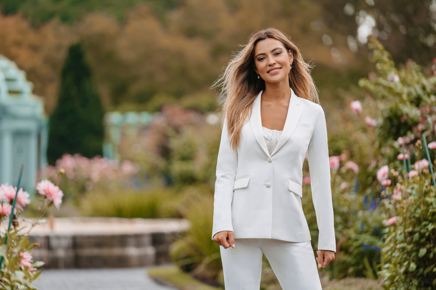 Women's Tuxedo Long Coat