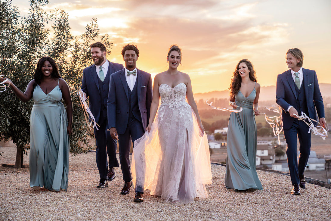 How To Coordinate Bridesmaid Dresses With Your Gown Allure Bridals How To Coordinate Bridesmaid Dresses With Your Gown Allure Bridals
