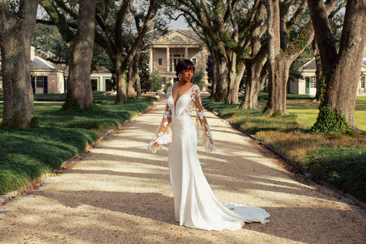 3 Boho Style Wedding Dresses With Floral Appliqués