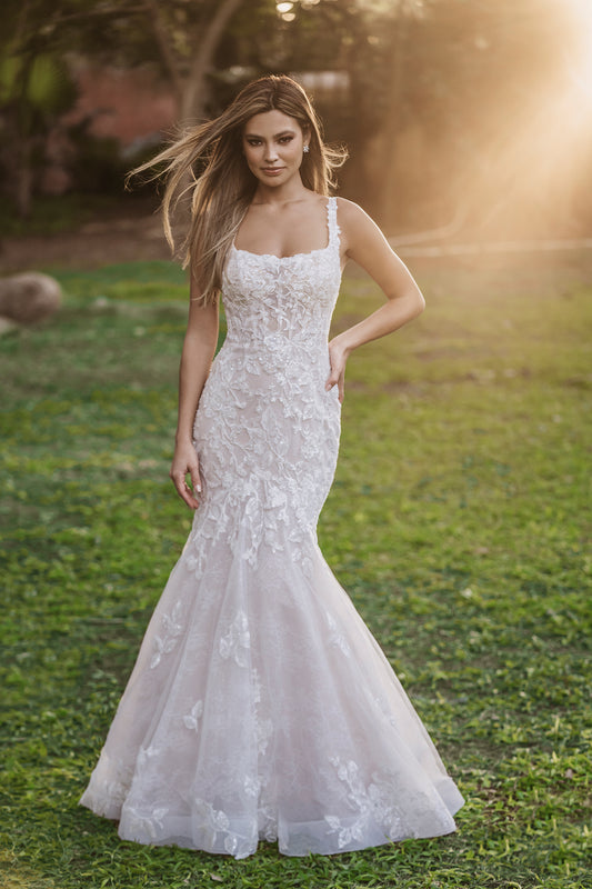 allure beaded mermaid wedding dress allure beaded mermaid wedding dress White Strapless Long Mermaid Wedding Dress