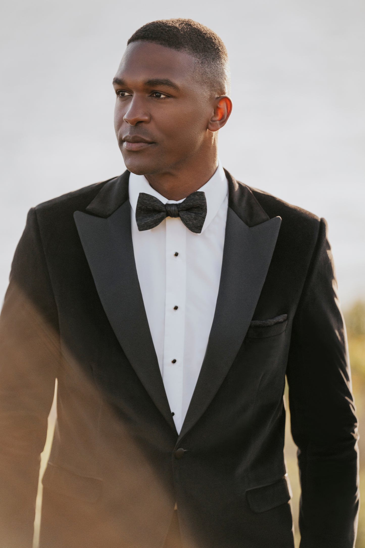 Onyx Black Peak Lapel Tuxedo
