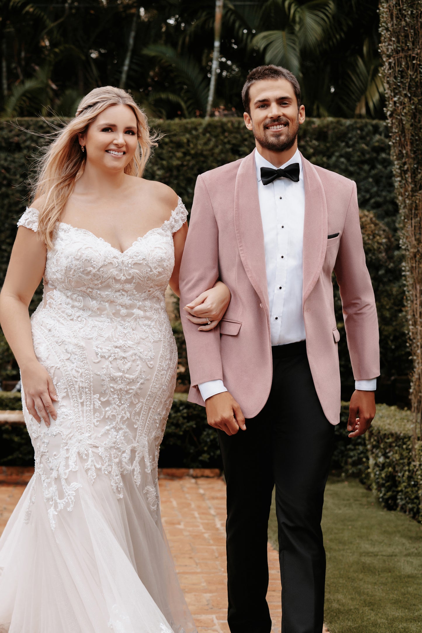 Dusty Rose Shawl Lapel Jacket