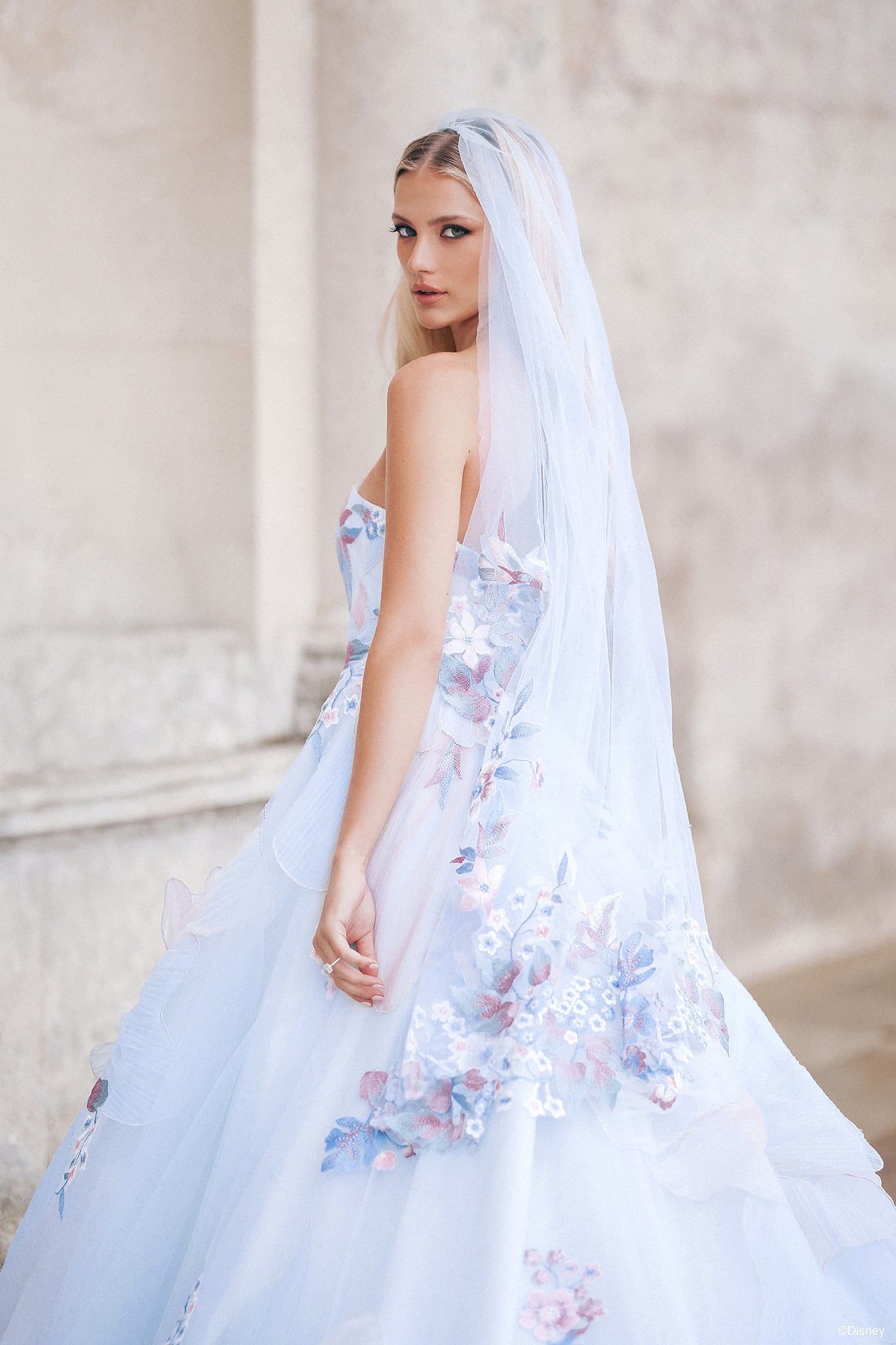 DV56 | Rapunzel Veil | Disney Princess Wedding Dresses Allure Bridals DV56 | Rapunzel Veil | Disney Princess Wedding Dresses Allure Bridals