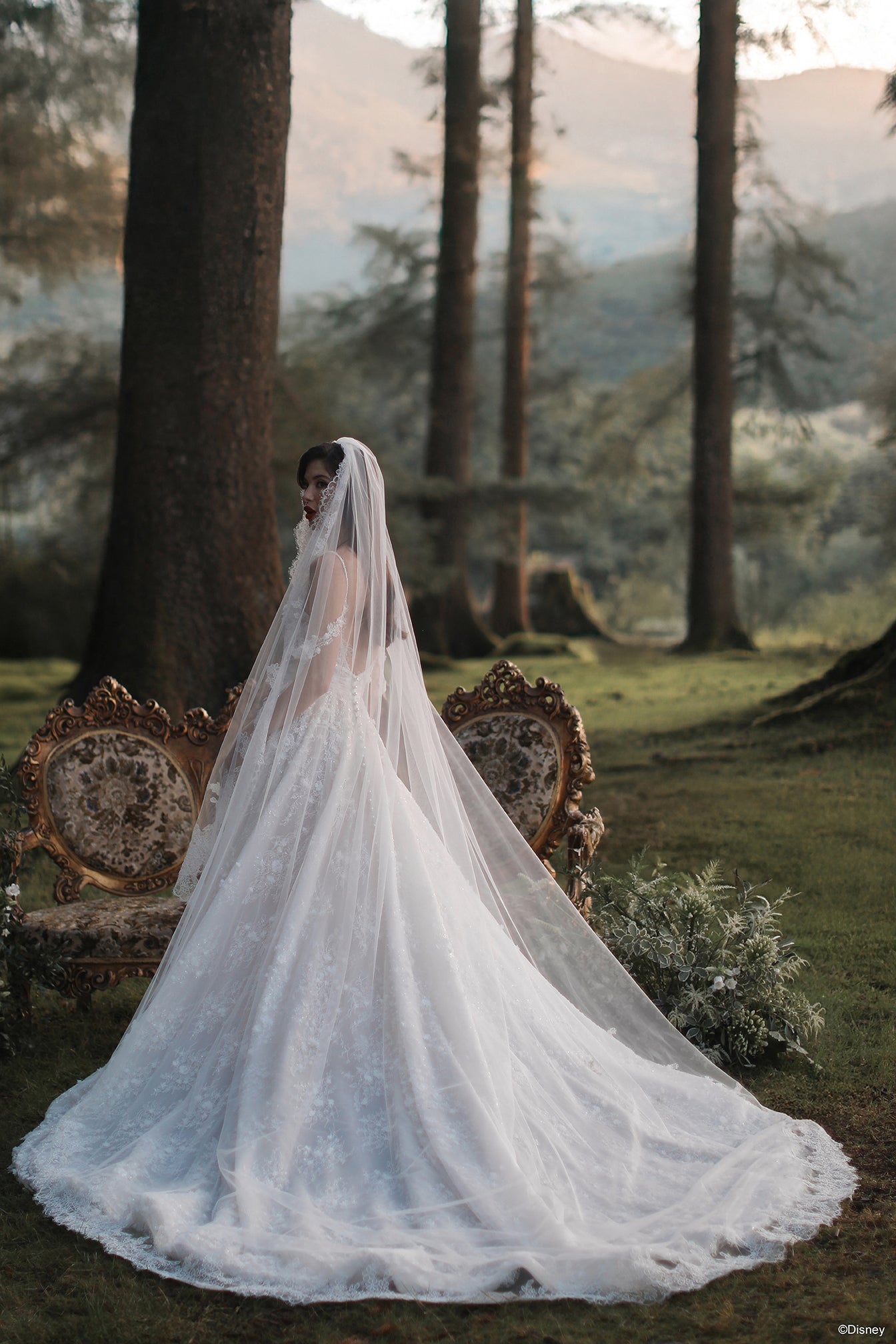 WHITE VEIL セット DV57 | Snow White Veil | Disney Princess Wedding Dresses – Allure