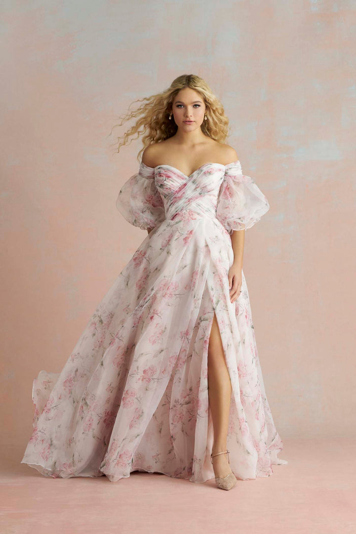 Wedding Detachable Flare Sleeves With 3D Flowers Lace DG109
